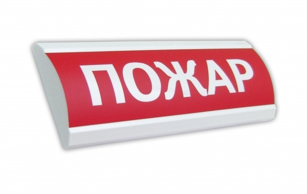 Полусферическое световое табло со встроенной звуковой сиреной 100дБ, 24В, 40мА, IP55, 300х100х25мм, 0.18кг, -30С..+55С