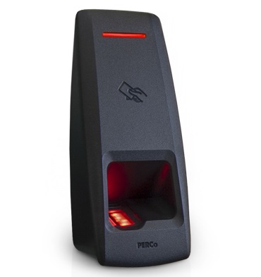 Биометрический контроллер со встроенным сканером отпечатков пальцев и RFID-считывателем карт доступа, интерфейс связи - Ethernet