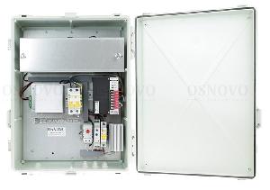 Уличный управляемый (L2+) PoE коммутатор на 6 портов с термостабилизацией и резервным питанием (АКБ - 7Ач). Порты: 4 x GE (10/100/1000Base-T) с PoE (до 30W) + 2 x GE SFP (1000Base-X). PoE IEEE 802.3af/at. 