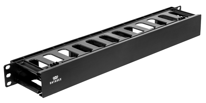 Организатор пластиковый с гребенкой и крышкой, черный