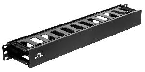 Организатор пластиковый с гребенкой и крышкой, черный