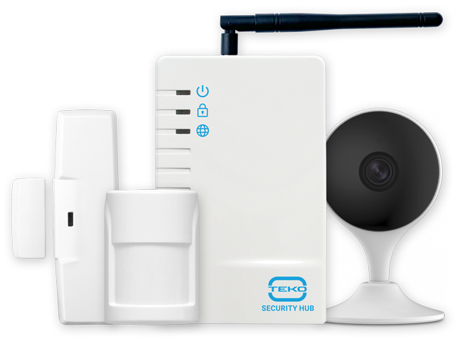 Комплект беспроводной GSM сигнализации с видеокамерой для квартиры, офиса. Настройка, управление и контроль с мобильного приложения