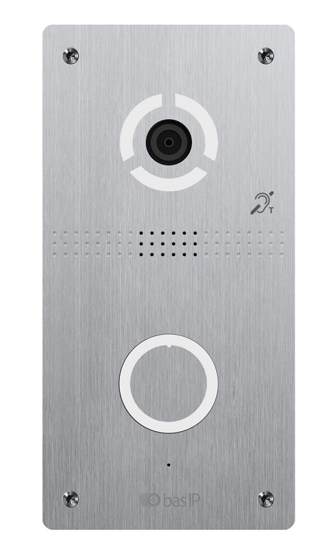 Вызывная панель индивидуальная. Врезной монтаж. Цифровая IP камера: 2,0 Мп.&nbsp;&nbsp;Угол обзора: 100°. IP65. -40 до +65 °C. Питание PoE 802.3af и +12В. Поддержка: SIP P2P, RS485, кнопка выхода, датчик двери. Механическая кнопка вызова с подсветкой. Встроенное реле для управления замком. 95×190×27мм. Цвет - серебро. Возможность индивидуальных нанесений (детали в сервисном центре). Интерфейс для подключения индукционной петли для людей со слуховыми аппаратами.