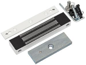 Электромагнитный влагозащищенный замок IP67, 12V DC, не более 0,4 A, усилие 200 кг,&nbsp;&nbsp;180x40x25 мм.&nbsp;&nbsp;800 г., планка в комплекте. Темп.диапазон -40°С…+40°С, Цвет белый