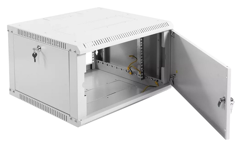 Шкаф телекоммуникационный настенный разборный ЭКОНОМ 6U (600 × 650) дверь металл