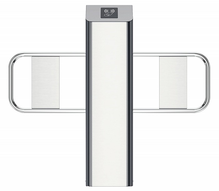 Турникет РАСПАШНОЙ автоматический, габариты 1480х260х1000 мм; Ширина прохода 1040 мм; Режим "антипаника" Автоматический/ручной; Материал корпуса Нержавеющая сталь AISI 304; Интерфейс управления Сухой контакт; Ширина створки 490 мм; Пропускная способность (чел/мин) 25-40; Время открытия (сек) 0.6 (регулируется).