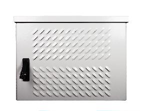 Шкаф уличный всепогодный настенный 6U (Ш600 × Г500), передняя дверь вентилируемая
