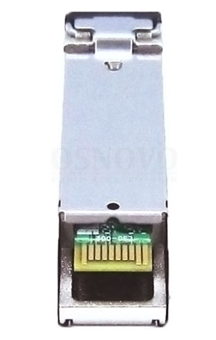 Оптический SFP Модуль. Одно волокно Single Mode. Скорость: до 1,25 Гбит/c. Тип разъема: LC. Оптический бюджет: 12дБ. Расстояние передачи - до 3км. Tx:1310/Rx:1550. Поддержка DDM. 13,7x12,2x56,7мм. 0…+70°С.