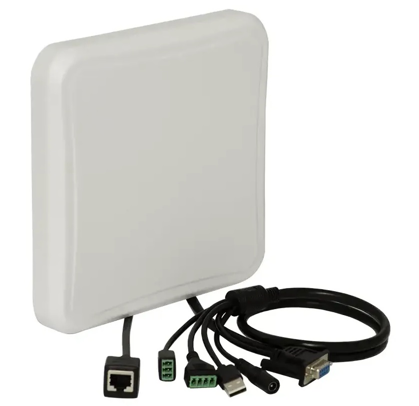 Считыватель дальнего действия для радиочастотных меток (транспондеров) стандарта ISO18000-6C(B), интерфейс связи&nbsp;&nbsp;RS-232, USB, Ethernet, Wiegand-26,-34, дальность считывания до 6 м (зависит от типа используемых транспондеров)