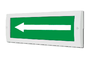 Плоское световое табло, корпус на защёлке, с возможностью смены надписи, 18-27.6В, 26мА, 302x102x19мм, 0.22кг, -30С..+55С, IP52.