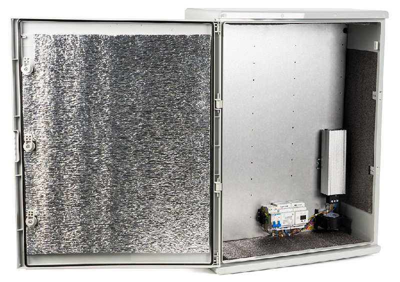 Шкаф термостатированный, 600х800х260мм, Нагреватель мощностью 60 Вт, -45 C …+50, корпус ударопрочный ABS пластик IP65