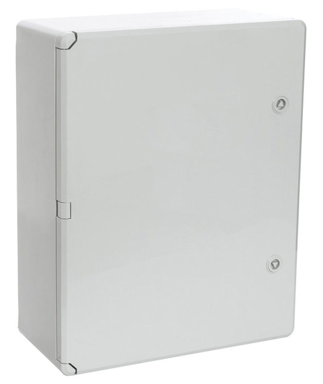Корпус пластиковый с монтажной панелью ЩМП IP65 серая дверь 500х400х175