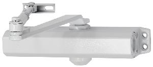 Доводчик двери c тягой EN 3-6, 40 - 130 кг, 1400 мм, 2-х скор., тормоз открывания, задержка закрывания, белый