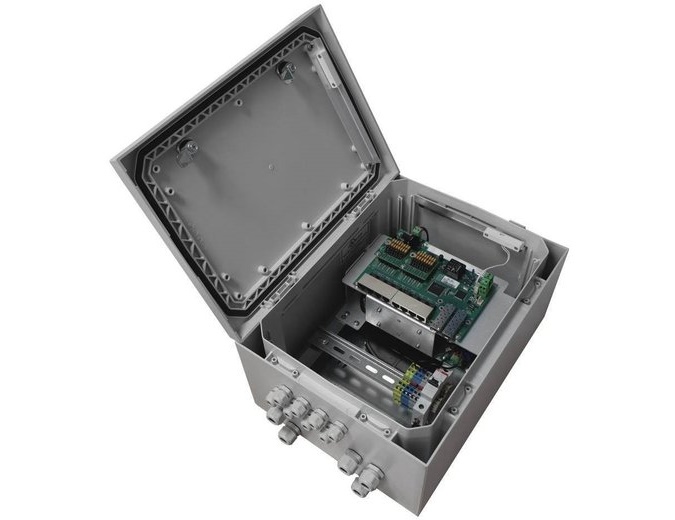 Уличный коммутатор управляемый 1Гбит/с для подключения 8 камер, Два SFP-слота, 30Вт на всех портах