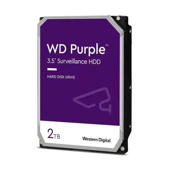 HDD 2Tb Жесткий диск SATA-III 2Tb Surveillance Purple (5400rpm) 64Mb 3.5"