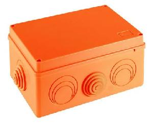 Коробка JBS210 , о/п, без галогена, IP55, цвет оранжевый. 210х150х100мм.