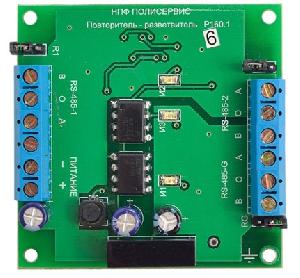 Модуль повторителя-разветвителя RS-485/RS485/RS-485G (бескорпусной)