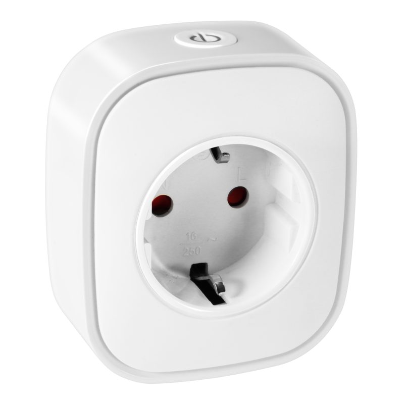 Розеточный радиоканальный модуль для включения/отключения нагрузки до 3000 Вт, контроля напряжения&nbsp;&nbsp;сети и тока в нагрузку.