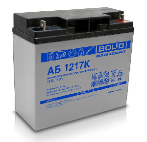 ккумулятор 12В, емкость 17 Ач, 181х77х167 мм, вес - 5,4 кг, Срок службы 5 лет