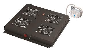 4-х мод. вентилятор с мех. терм., со шнуром пит. 1,8м, вилка Shuko, чер.