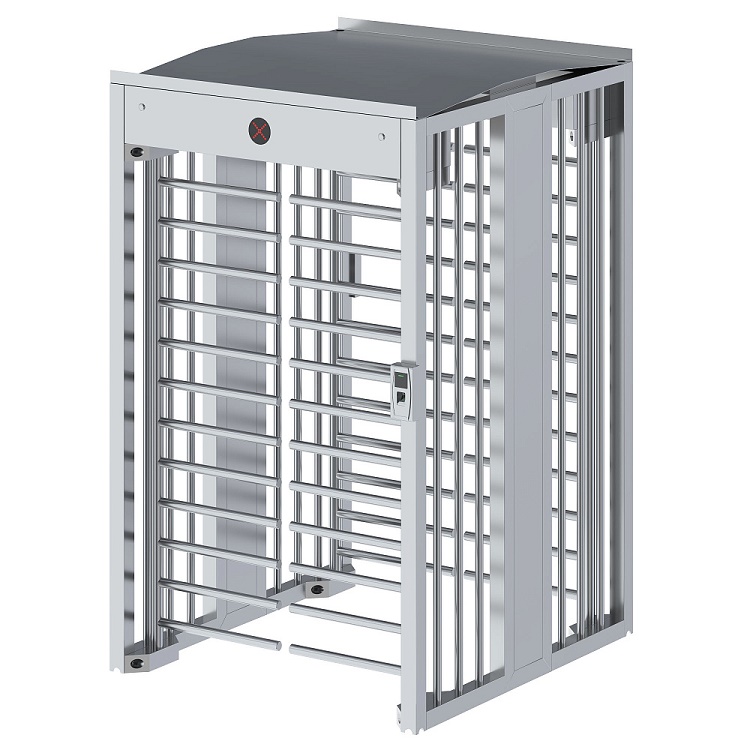 Полноростовой турникет серии СПЕКТР Z, Габариты: 1460*2740*2386мм (Нержавеющая сталь), Материал: 304 Нержавеющая сталь, толщина 1.2/1.5мм, Время разблокировки: 0.2c, Пропускная способность: 35чел/м, Ширина прохода: 1200мм