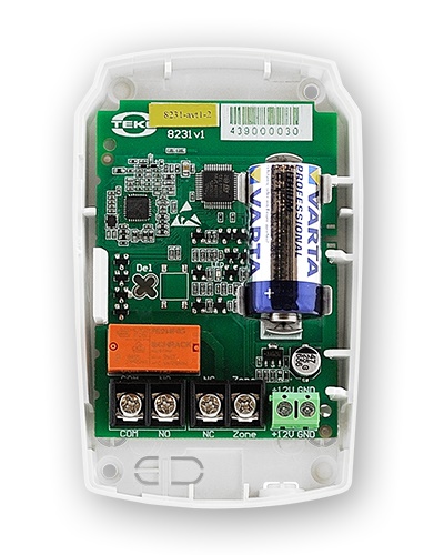 Блок реле радиоканальный для ППКУП Астра-812 Pro и GSM-сигнализации Security Hub; силовое реле 250 В, 5 А; питание от батареи или внешнего 12 В, дальность радиоканала на открытой местности до 300 м