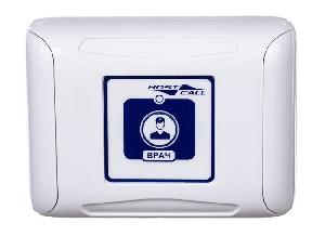 Цифровая радиокнопка вызова врача предназначена для подачи вызова по радиоканалу на радиоконтроллер со встроенной лампой MP-211W4, 3-х канальный радиоприемник MP-821W4 и радиоприемник MP-831W4. 433 мГц. Питание от аккумулятора Li-Ion типоразмера 18650 3,6 В или БП (9-12В 500 мА). IP44; +5...+45°C; 122х92х27 мм; 0,15 кг. Накладной монтаж.