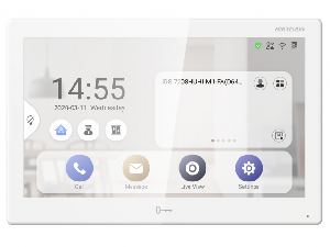 IP видеодомофон, цветной сенсорный экран 10.1″ с разрешением 1024 × 600