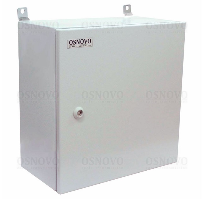 Уличный коммутатор с термостабилизацией на базе уличной станции OSNOVO OS-44T1. Порты: 6 x FE (10/100Base-T) с PoE (до 30W) + 2 x FE (10/100Base-T) с PoE (до 60W) + 1 x GE (10/100/1000Base-T) + 2 x GE SFP (1000Base-X). Суммарный бюджет PoE до 240W.