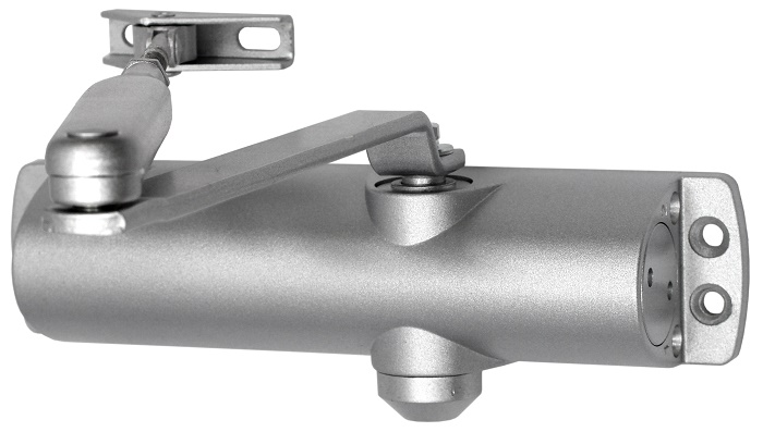 Доводчик двери c тягой EN 2, EN3, EN4; 40 - 120 кг, 1400 мм, 2-х скор., SL алюм