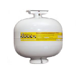 Модуль порошкого пожаротушения универсальный, полная масса заряженного модуля 12 ± 0,3кг, диаметр 250 ± 2, высота 262 ± 10, защищаемая площадь 32 м^(2),&nbsp;&nbsp;защищаемый объем 60 м^(3), пусковой ток 100 мА, температурные условия эксплуатации ± 50 °С