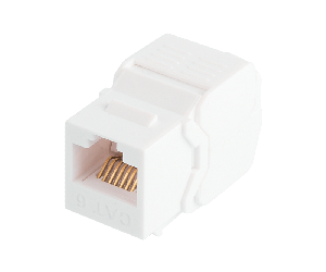 Модуль-вставка Essential Line, типа Keystone, Кат.6 (Класс E), 250МГц, RJ45/8P8C, самозажимной, T568A/B, неэкранированный, белый