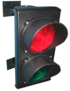 Светофор светодиодный, 2-секционный, красный-зелёный, 230В