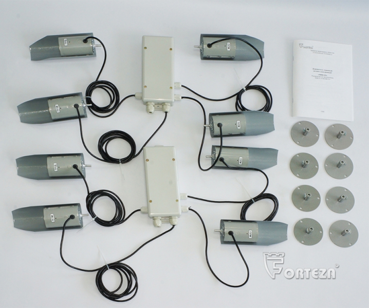 ИК-извещатель, активный, уличный, длина зоны обнаружения:- в помещении – от 5 до150 м, на улице – от 5 до 50 м. от - 40°С до 50°