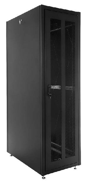 Шкаф телекоммуникационный напольный ЭКОНОМ 48U (800 × 800) дверь перфорированная 2 шт., цвет черный