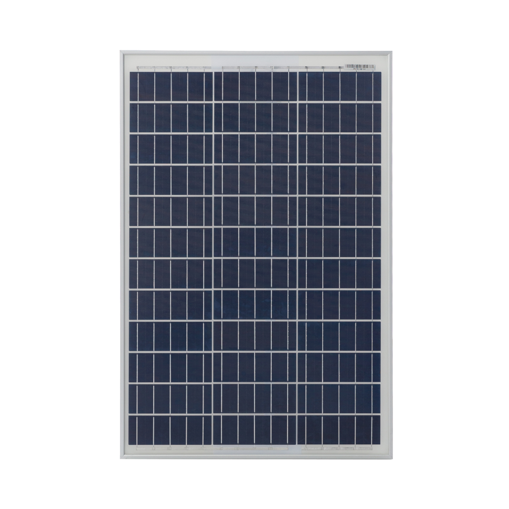 Солнечный модуль, Поли, Номинальная мощность 30Вт, Uном 12В, 650x350x25, Кол-во элементов 36, 2,7 кг