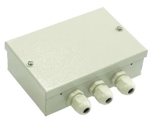 Коробка распределительная, 12 цепей, IP-55, гермоввод 3 шт(PG9), металл, 138х115х70 мм, -50...+80 °С