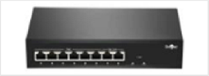 Неуправляемый коммутатор, 6 RJ-45 POE портов (10/100 Мбит/с), 2 RJ-45 Uplink порта (10/100 Мбит/с), бюджет на порт до 30 Вт, общий бюджет до 75Вт.