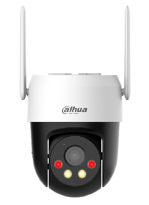 Уличная Мини-PT IP-видеокамера с 4G модулем, 5Мп; 1/2.8”; 4мм; ИК-фильтр; 0.05лк@F1.6; H.265+, H.265, H.264+, H.264, MJPEG; 2 потока до 5Мп@25к/с; видеоаналитика: охрана периметра, обнаружение людей + автоматическое слежение, обнаружение транспортных средств, SMD 3.0; ИК-подсветка 30м, Led-подсветка 30м; встроенные микрофон+динамик; MicroSD до 256Гбайт; защита: IP66, питание: 12В(DC)