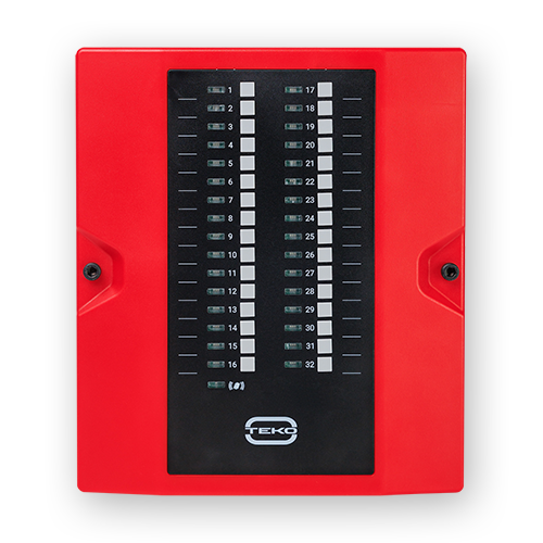 блок индикации и управления для системы Астра-Прайм, 32 индикатора и кнопок управления, считыватель RFID, встроенный источник питания