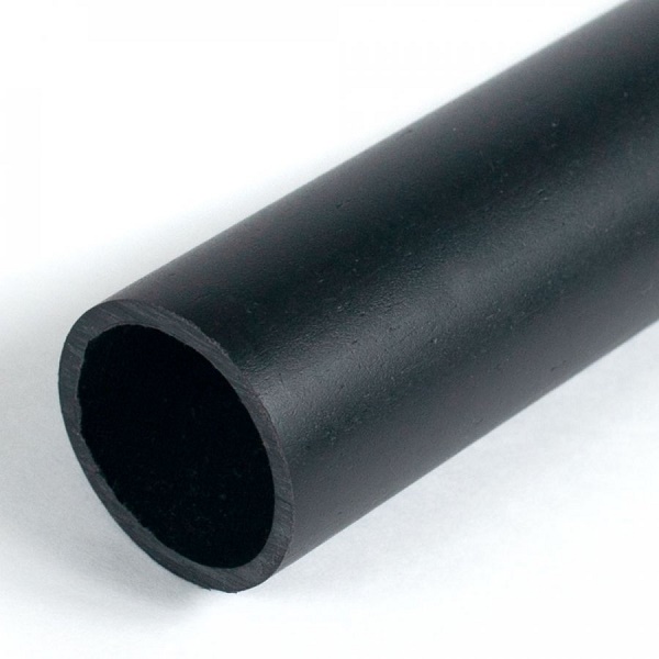 Труба гладкая ПНД 3-х метровая тяжелая d20 мм черная (2,0мм) (150м/уп)