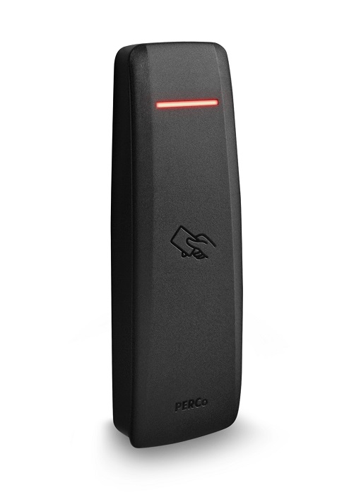 Считыватель для карт формата EMM/HID/Mifare, с поддержкой NFC, BLE, интерфейс связи RS-485, OSDP, Wiegand, в черном корпусе