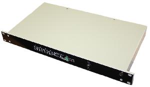 Базовый модуль GSM c четырьмя модемами. Корпус 1U в стойку 19 дюймов. Связь с ПЦН - Ethernet.&nbsp;&nbsp;Питание 220 В переменного тока или 36-72 В постоянного тока. Подключение внешнего резервного аккумулятора. 4 внешних GSM антенны.