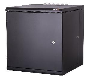 Настенный двухсекционный  шкаф 19", 18U, металлическая дверь, промышленный, степень защиты IP55, Ш600хВ904хГ600мм, черный.