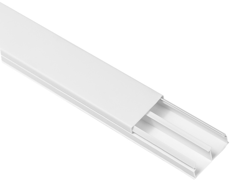 METRA MINI Кабель-канал 40/2х16мм двухсекционный белый IEK