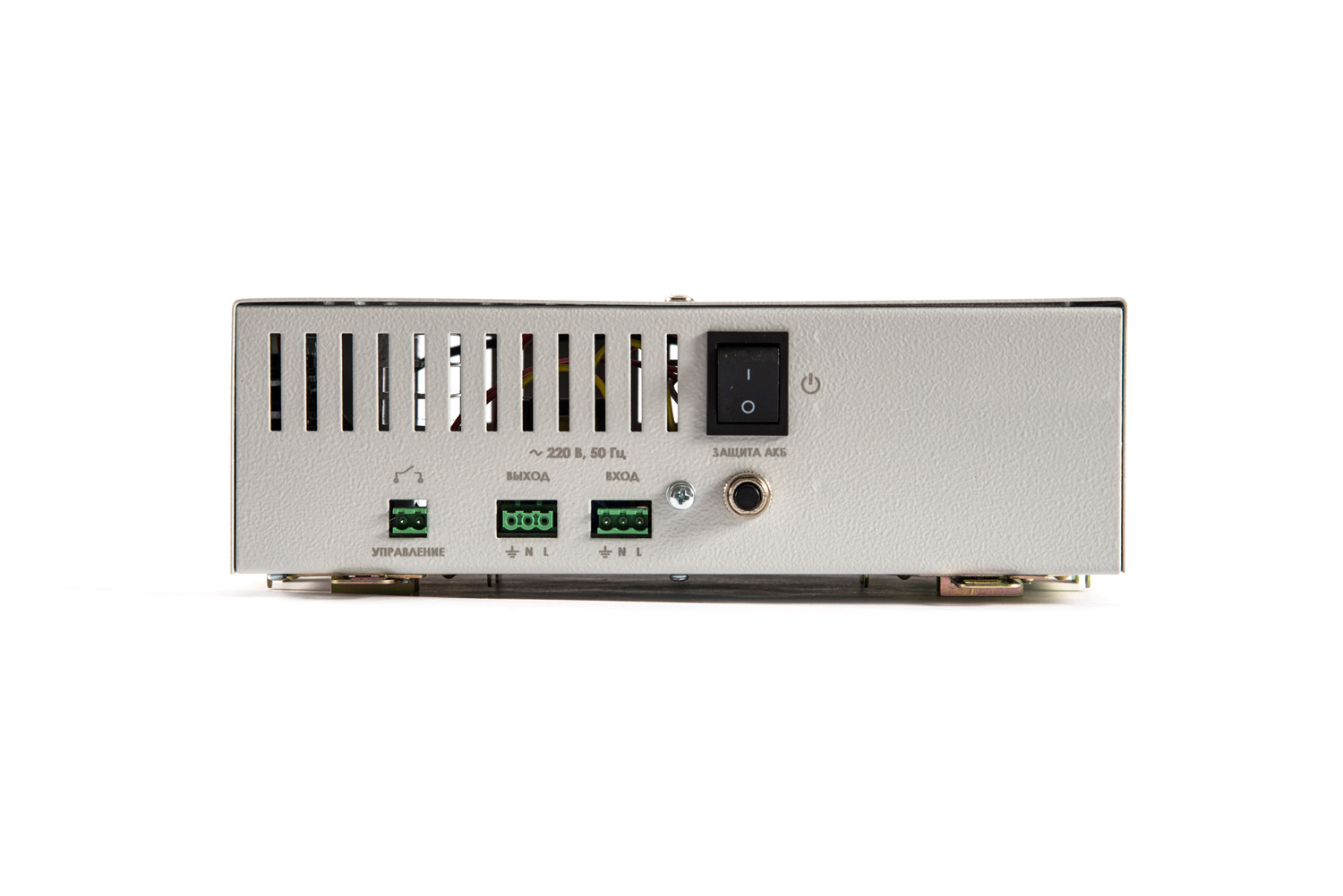 ИБП 220В, 500 ВА, (300 Вт), наличие внутреннего отсека под АКБ 7 А, время резерва 2-10 мин., модифицированный синус, Металличексий корпус, крепление на ДИН рейку, АКБ в комплектпоставки не входит.