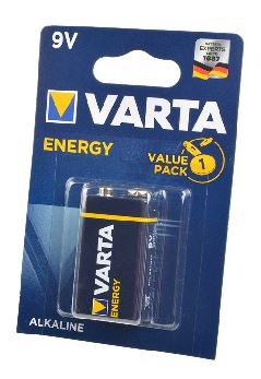 Батарейка 6LR61 9V типа "Крона" VARTA ENERGY 4122 9V BL1