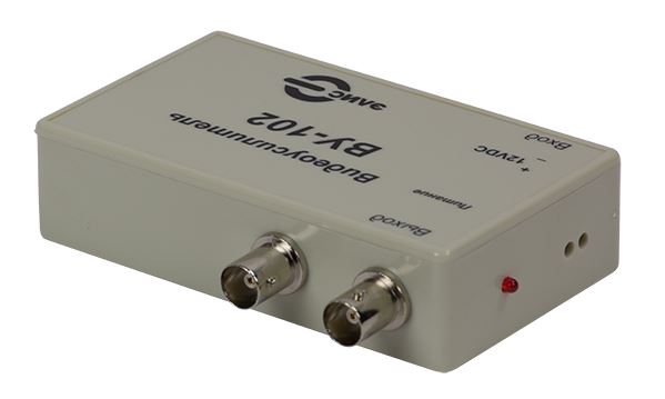 Усилитель-разветвитель видеосигнала на 2 выхода в корпусе, DC 12V, 100х60х25мм