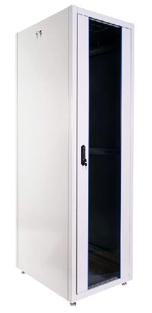 Шкаф телекоммуникационный напольный ЭКОНОМ 42U (600 × 1000) дверь стекло, дверь металл