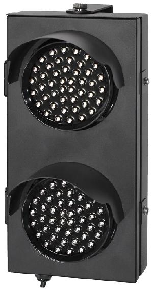 СИД индикатор красный/зеленый, кронштейн для крепления на трубе/стене, напряжение питания 220 В (AC), IP65, -40°+60°С, 300х150х60 мм